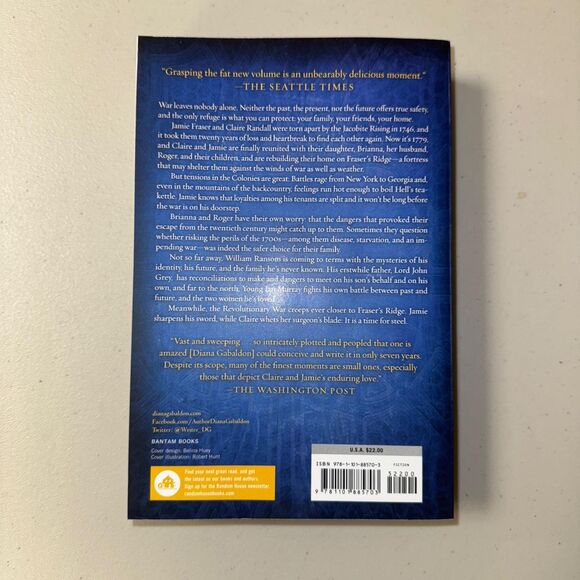 Outlander Book 9 Go Tell Bees That I Am Gone Diana Gabaldon Paperback Highlander - Picture 6 of 10